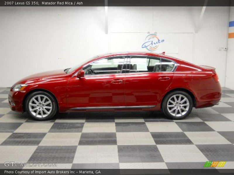Matador Red Mica / Ash 2007 Lexus GS 350