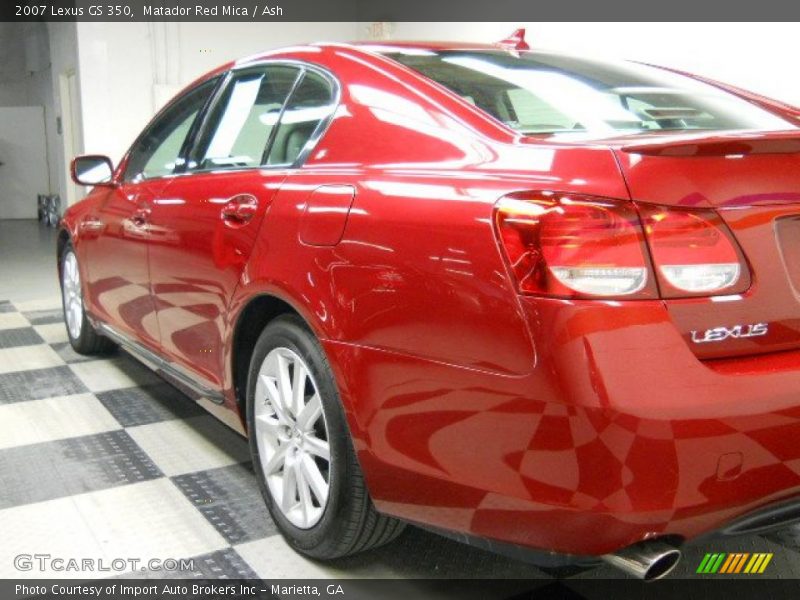 Matador Red Mica / Ash 2007 Lexus GS 350