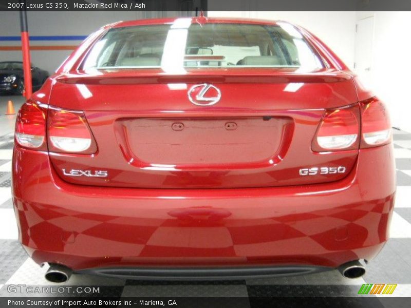 Matador Red Mica / Ash 2007 Lexus GS 350