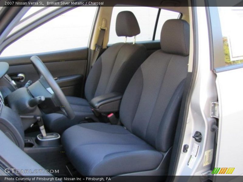 Brilliant Silver Metallic / Charcoal 2007 Nissan Versa SL