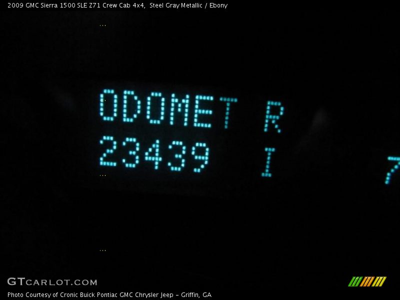 Steel Gray Metallic / Ebony 2009 GMC Sierra 1500 SLE Z71 Crew Cab 4x4