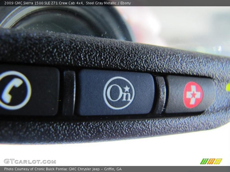 Steel Gray Metallic / Ebony 2009 GMC Sierra 1500 SLE Z71 Crew Cab 4x4