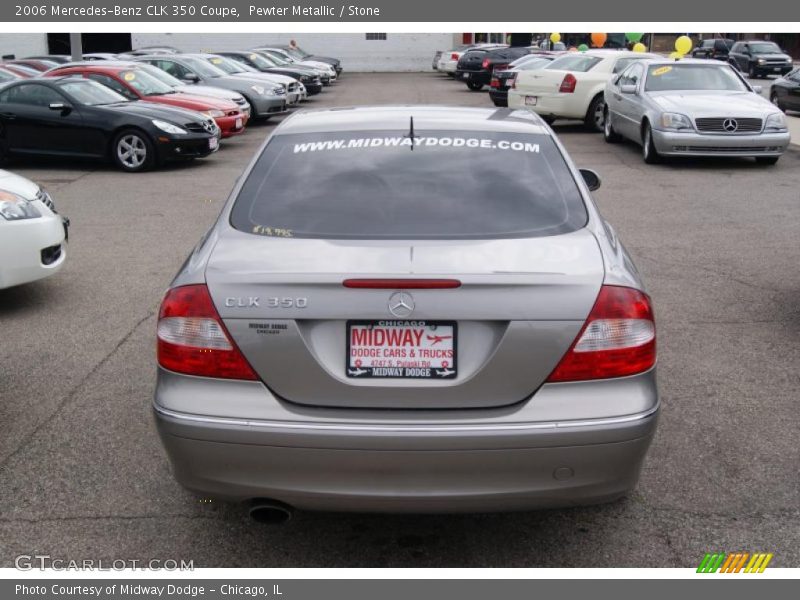 Pewter Metallic / Stone 2006 Mercedes-Benz CLK 350 Coupe