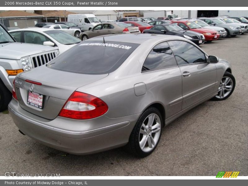 Pewter Metallic / Stone 2006 Mercedes-Benz CLK 350 Coupe