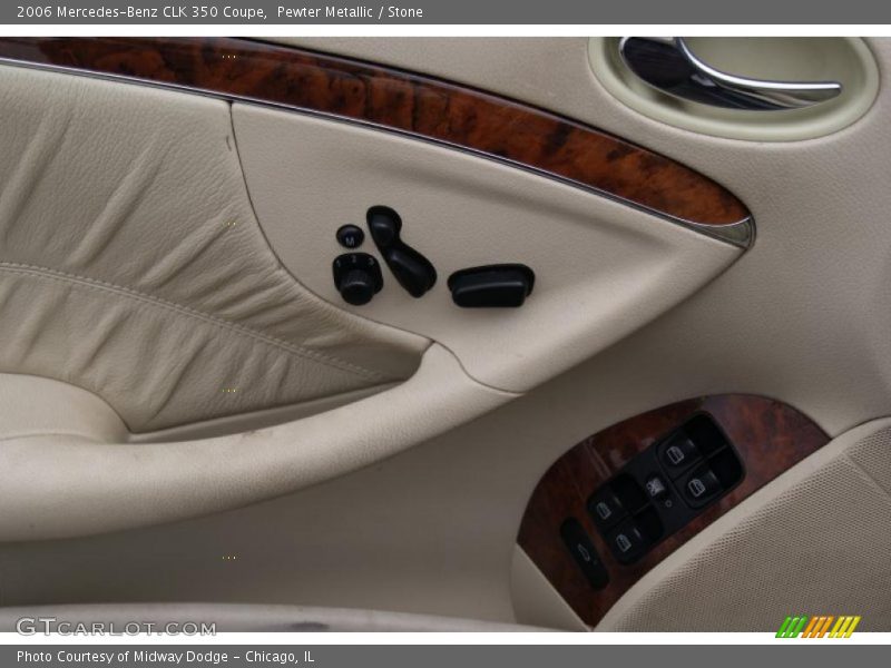 Pewter Metallic / Stone 2006 Mercedes-Benz CLK 350 Coupe