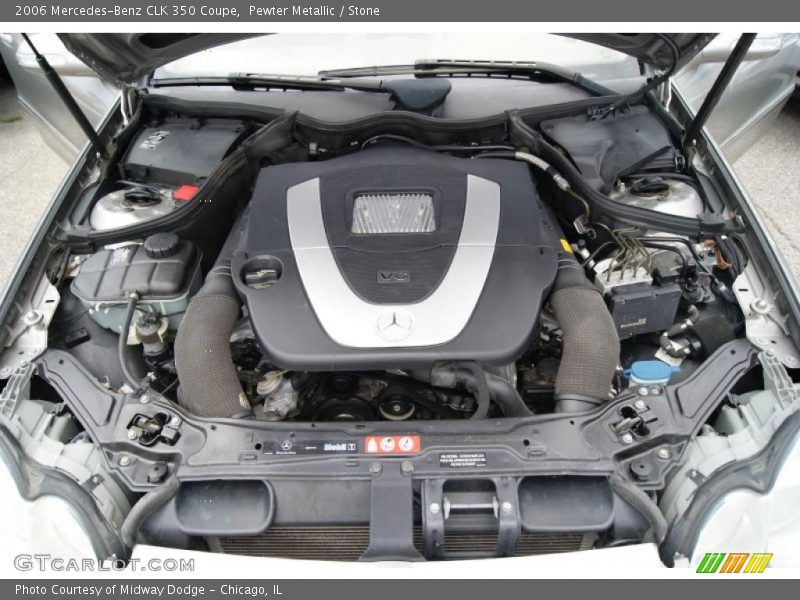 Pewter Metallic / Stone 2006 Mercedes-Benz CLK 350 Coupe