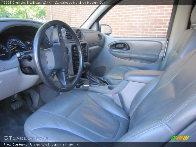 Sandalwood Metallic / Medium Oak 2003 Chevrolet TrailBlazer LS 4x4