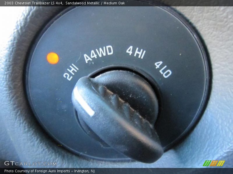 Sandalwood Metallic / Medium Oak 2003 Chevrolet TrailBlazer LS 4x4
