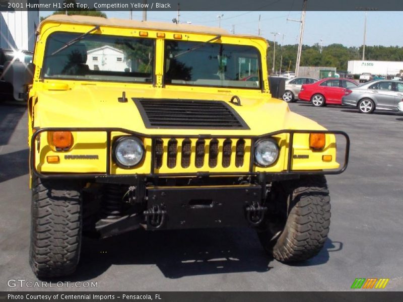 Competition Yellow / Black 2001 Hummer H1 Soft Top