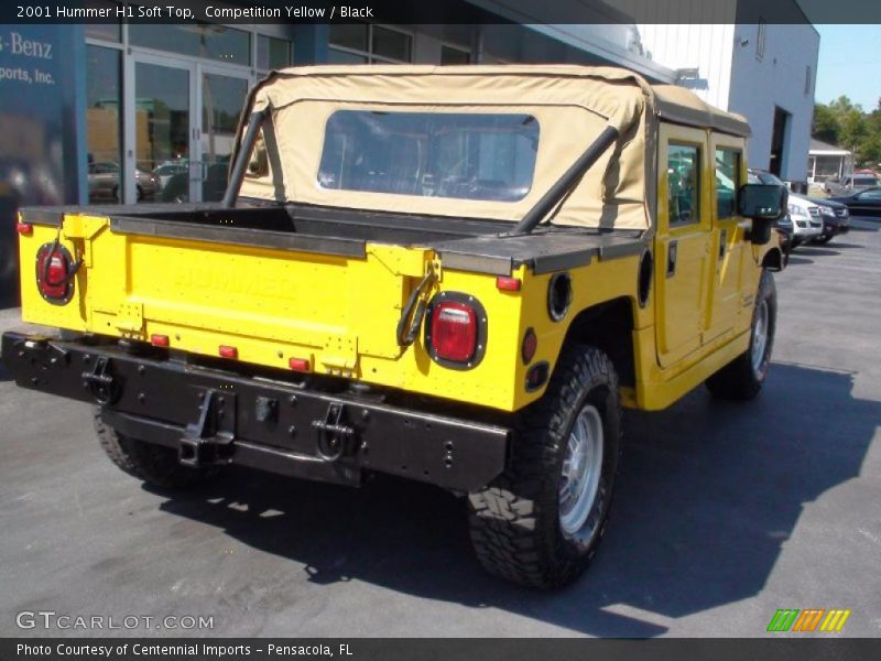  2001 H1 Soft Top Competition Yellow