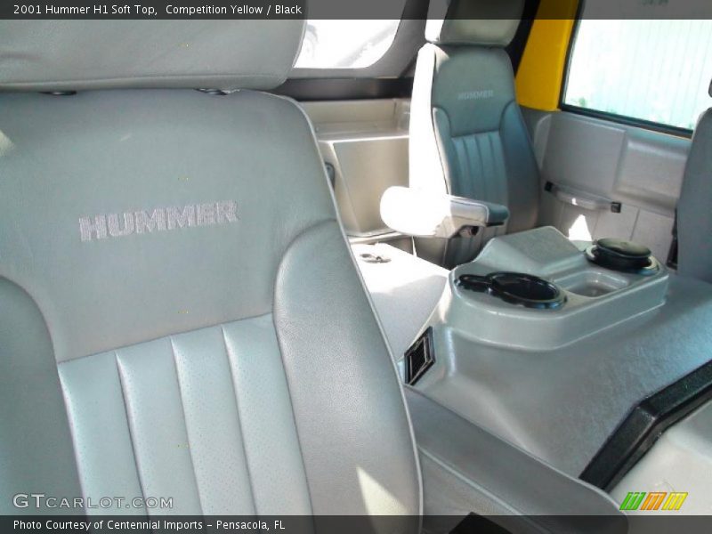 Competition Yellow / Black 2001 Hummer H1 Soft Top