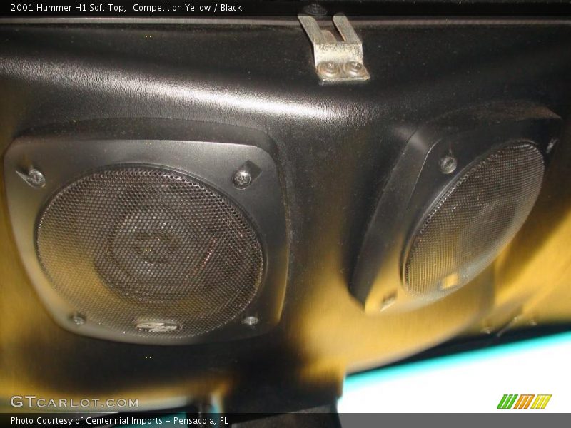 Competition Yellow / Black 2001 Hummer H1 Soft Top