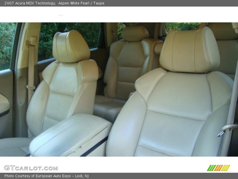 Aspen White Pearl / Taupe 2007 Acura MDX Technology