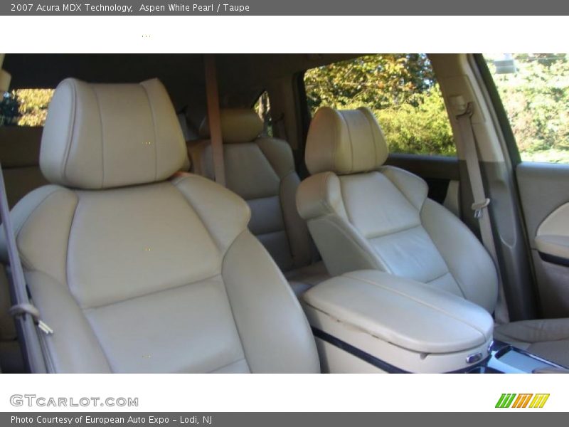 Aspen White Pearl / Taupe 2007 Acura MDX Technology