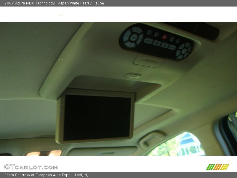 Aspen White Pearl / Taupe 2007 Acura MDX Technology