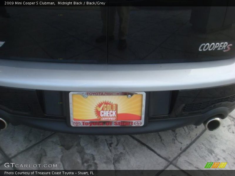 Midnight Black / Black/Grey 2009 Mini Cooper S Clubman