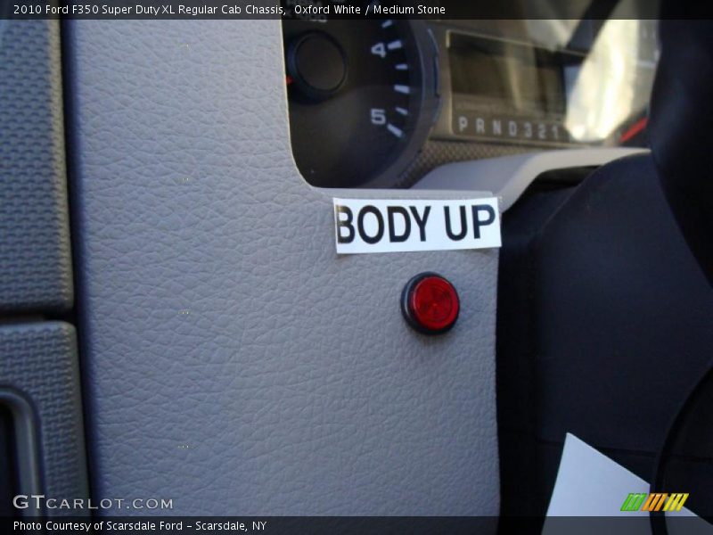 Oxford White / Medium Stone 2010 Ford F350 Super Duty XL Regular Cab Chassis
