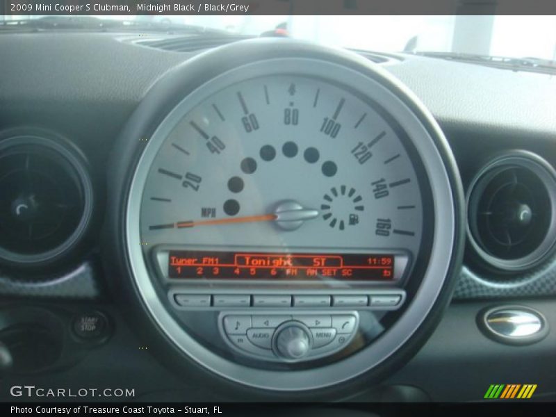 Midnight Black / Black/Grey 2009 Mini Cooper S Clubman