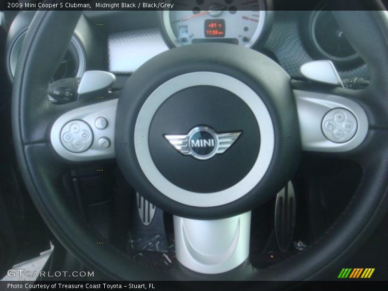 Midnight Black / Black/Grey 2009 Mini Cooper S Clubman