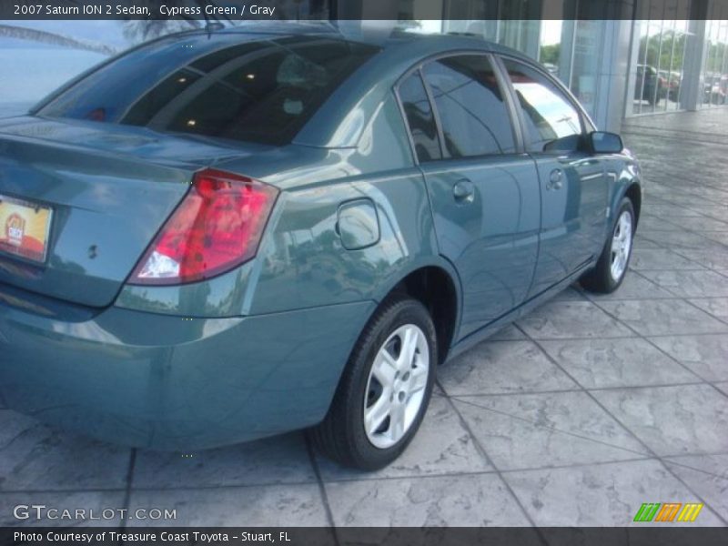 Cypress Green / Gray 2007 Saturn ION 2 Sedan