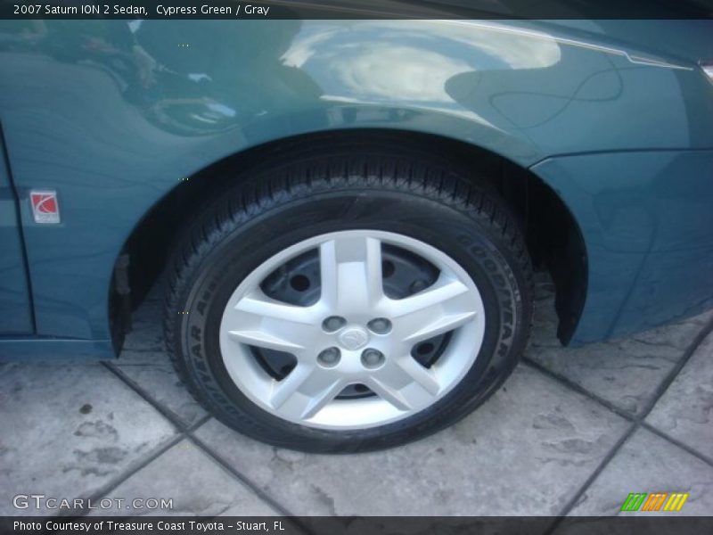 Cypress Green / Gray 2007 Saturn ION 2 Sedan