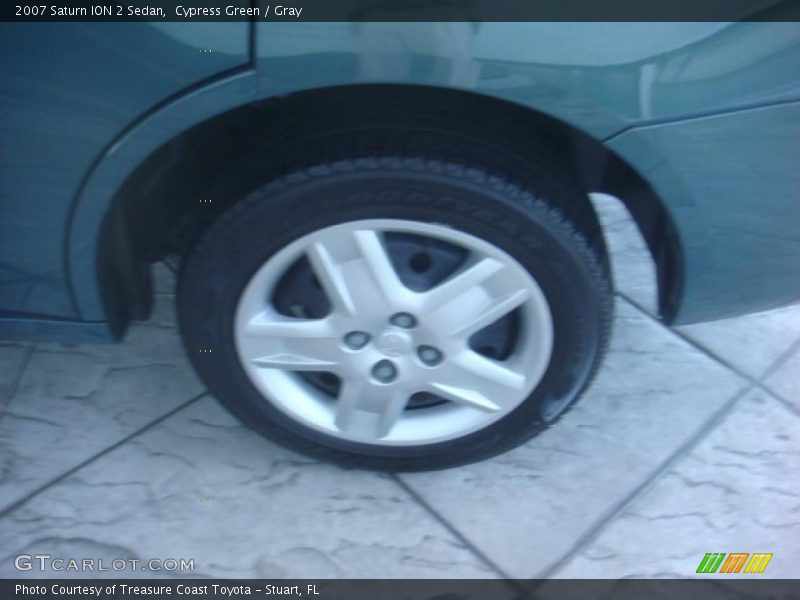 Cypress Green / Gray 2007 Saturn ION 2 Sedan