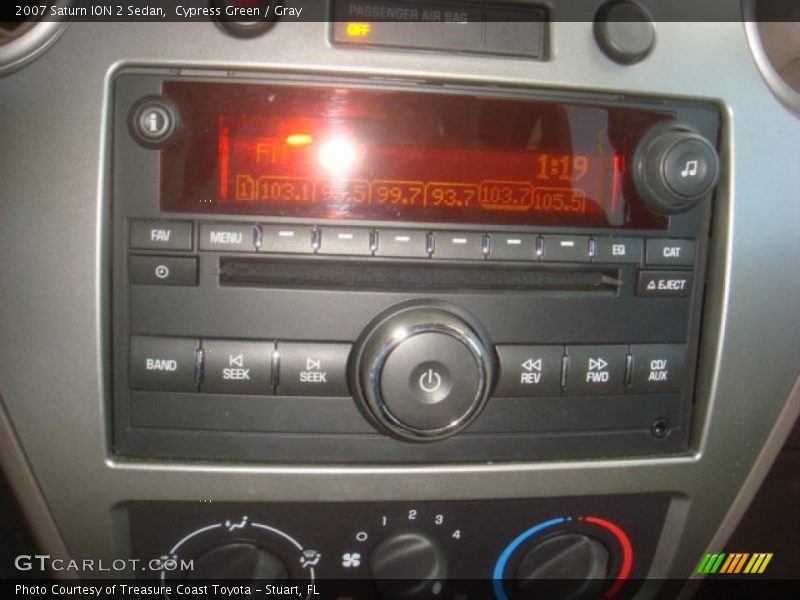 Cypress Green / Gray 2007 Saturn ION 2 Sedan