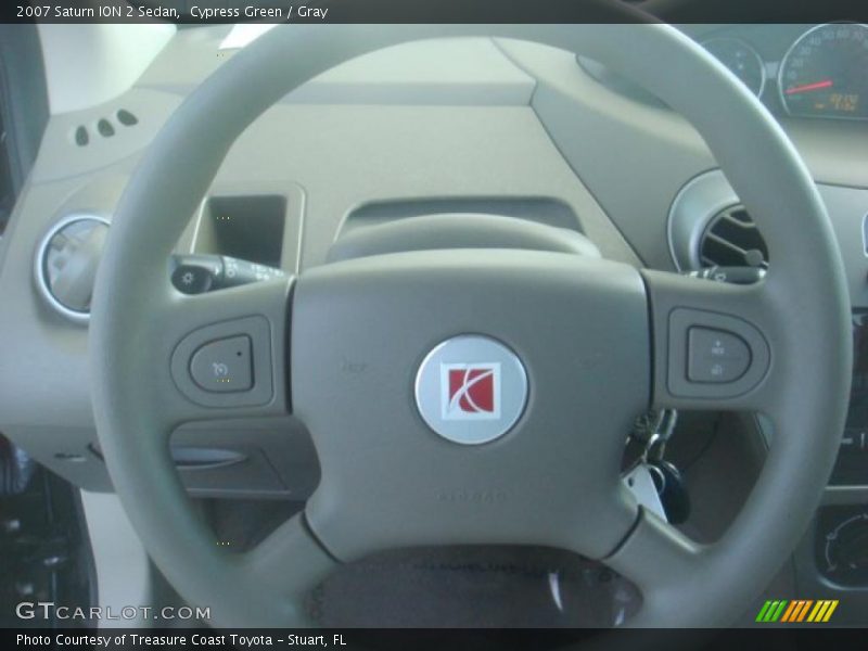 Cypress Green / Gray 2007 Saturn ION 2 Sedan