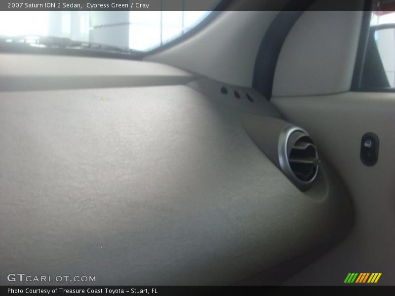 Cypress Green / Gray 2007 Saturn ION 2 Sedan