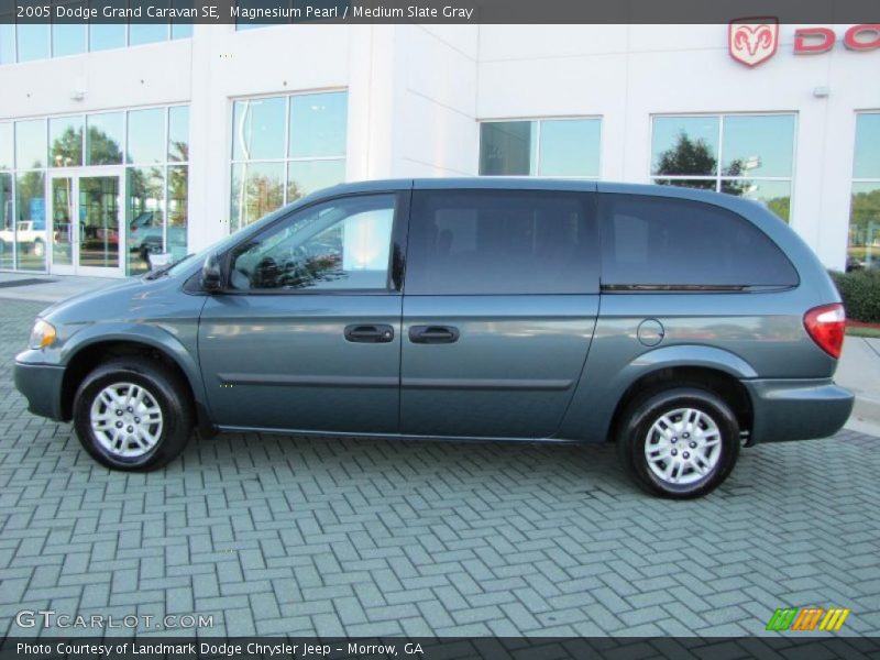 Magnesium Pearl / Medium Slate Gray 2005 Dodge Grand Caravan SE