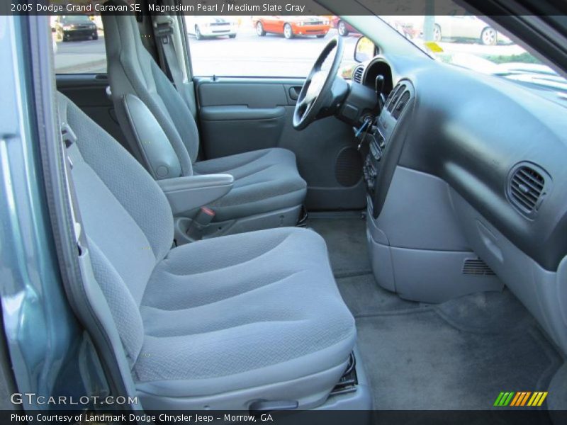 Magnesium Pearl / Medium Slate Gray 2005 Dodge Grand Caravan SE