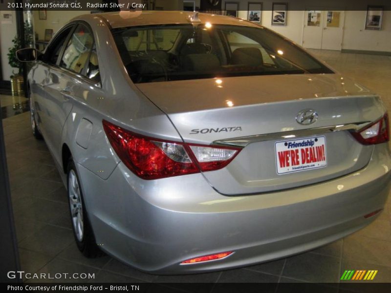 Radiant Silver / Gray 2011 Hyundai Sonata GLS