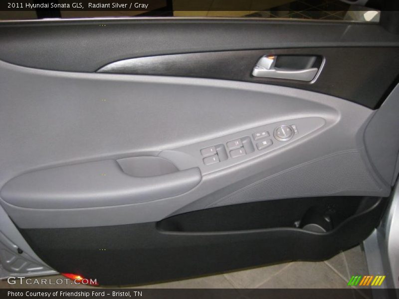 Radiant Silver / Gray 2011 Hyundai Sonata GLS