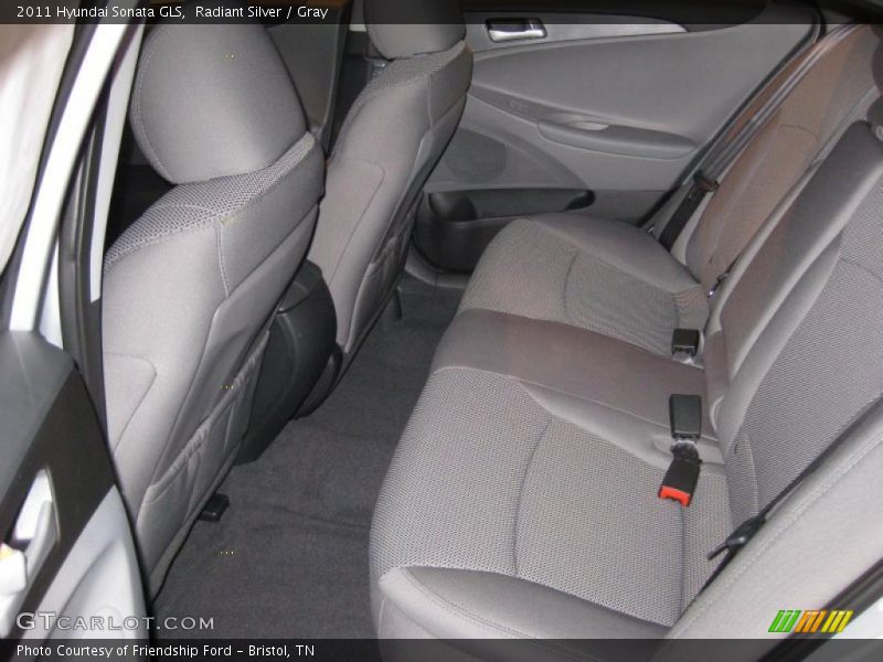 Radiant Silver / Gray 2011 Hyundai Sonata GLS