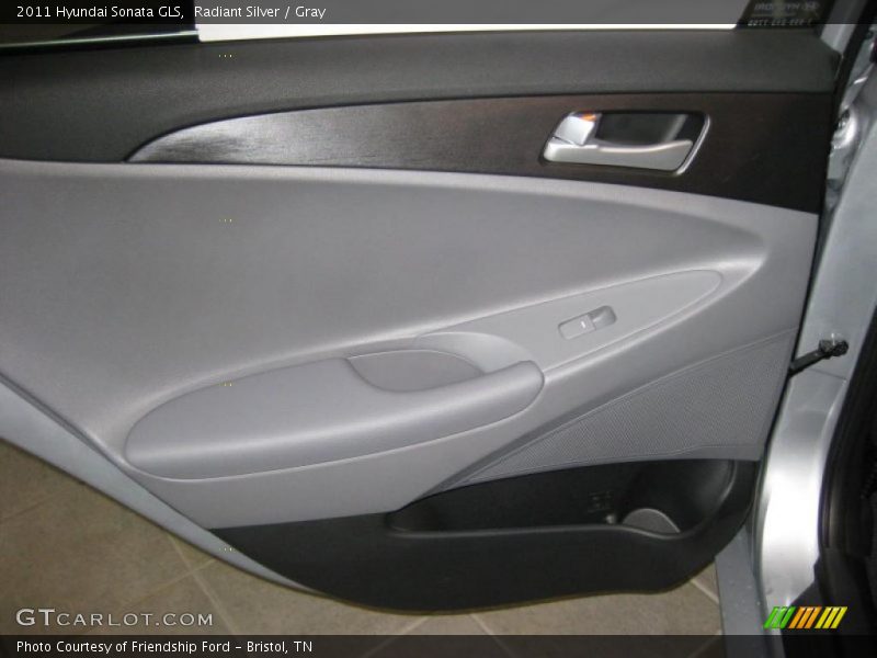 Radiant Silver / Gray 2011 Hyundai Sonata GLS