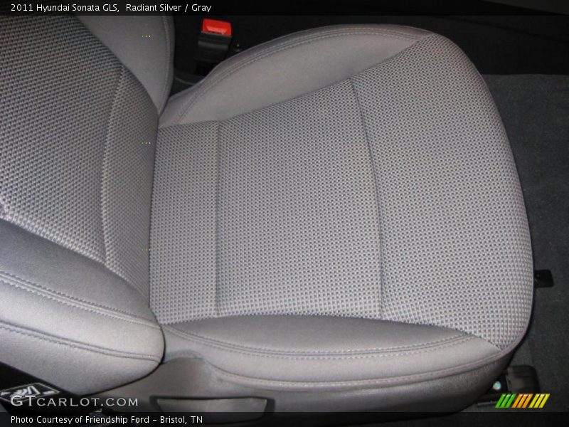 Radiant Silver / Gray 2011 Hyundai Sonata GLS
