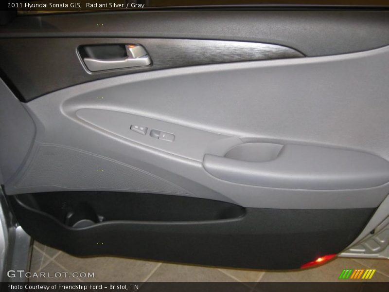 Radiant Silver / Gray 2011 Hyundai Sonata GLS