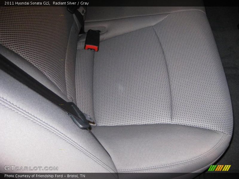Radiant Silver / Gray 2011 Hyundai Sonata GLS