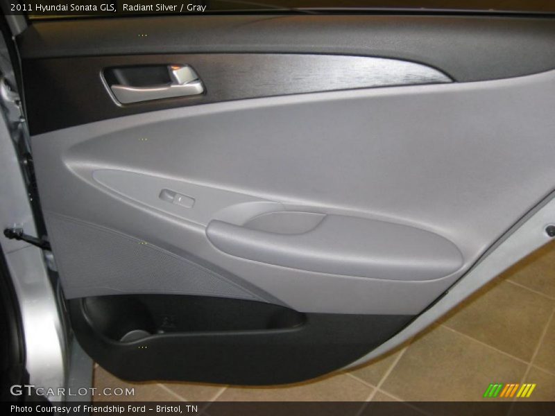 Radiant Silver / Gray 2011 Hyundai Sonata GLS