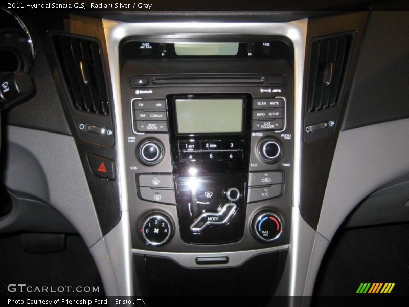Radiant Silver / Gray 2011 Hyundai Sonata GLS