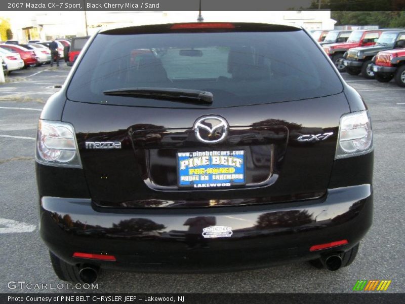 Black Cherry Mica / Sand 2007 Mazda CX-7 Sport