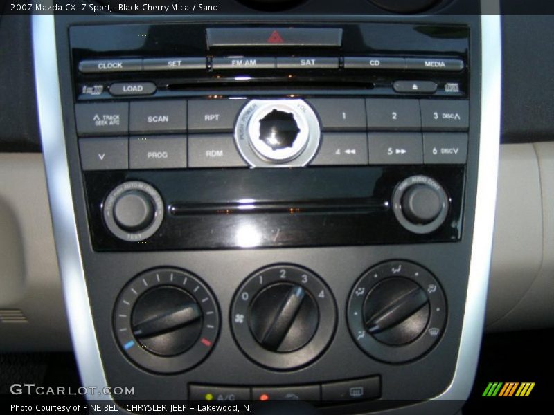Black Cherry Mica / Sand 2007 Mazda CX-7 Sport