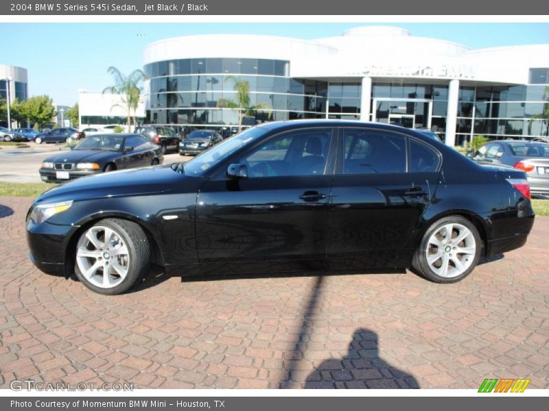 Jet Black / Black 2004 BMW 5 Series 545i Sedan