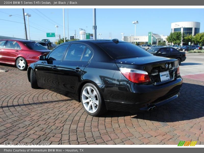 Jet Black / Black 2004 BMW 5 Series 545i Sedan