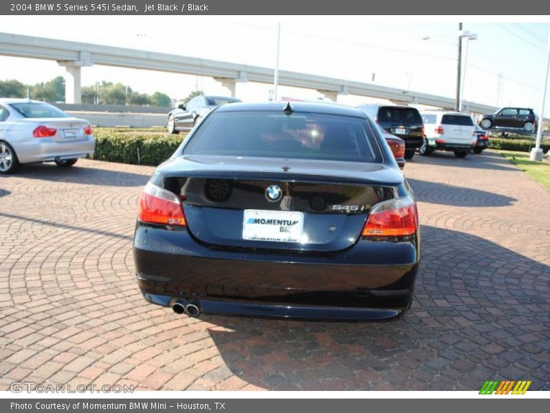 Jet Black / Black 2004 BMW 5 Series 545i Sedan