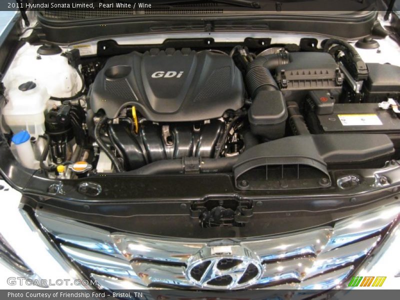  2011 Sonata Limited Engine - 2.4 Liter GDI DOHC 16-Valve CVVT 4 Cylinder