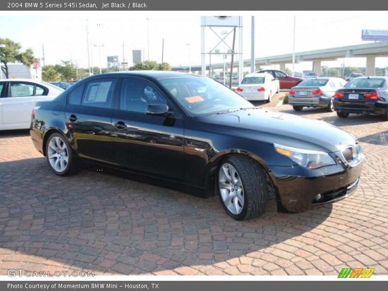 Jet Black / Black 2004 BMW 5 Series 545i Sedan