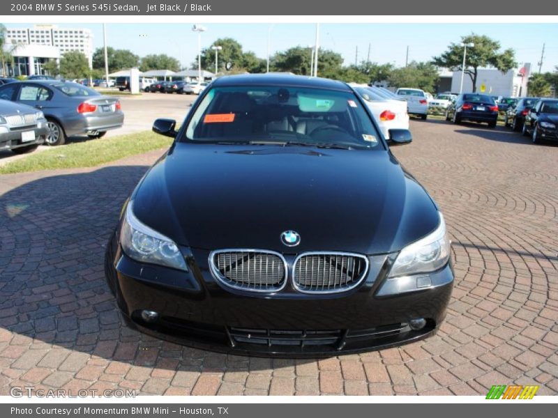 Jet Black / Black 2004 BMW 5 Series 545i Sedan