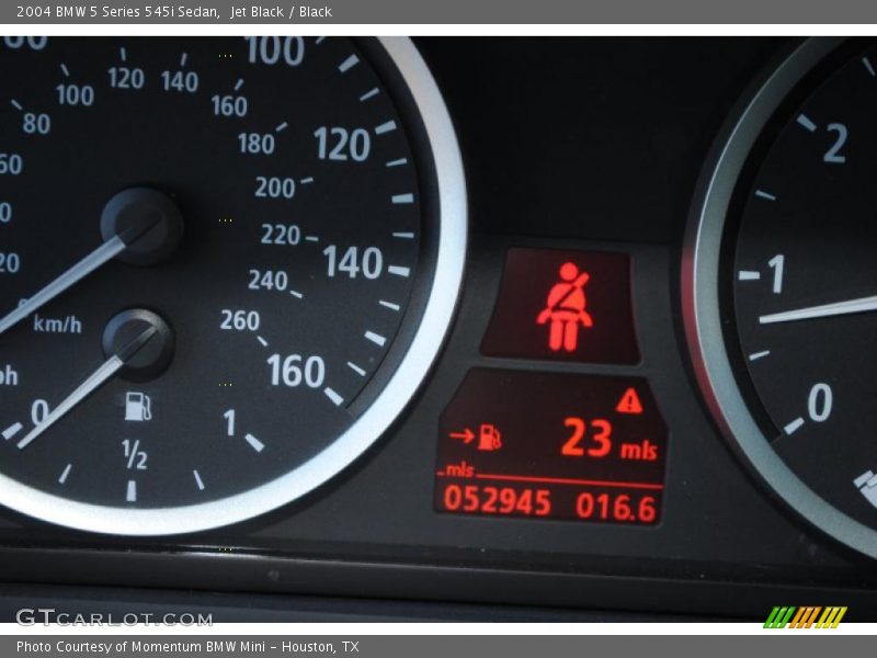 Jet Black / Black 2004 BMW 5 Series 545i Sedan