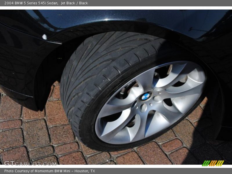 Jet Black / Black 2004 BMW 5 Series 545i Sedan